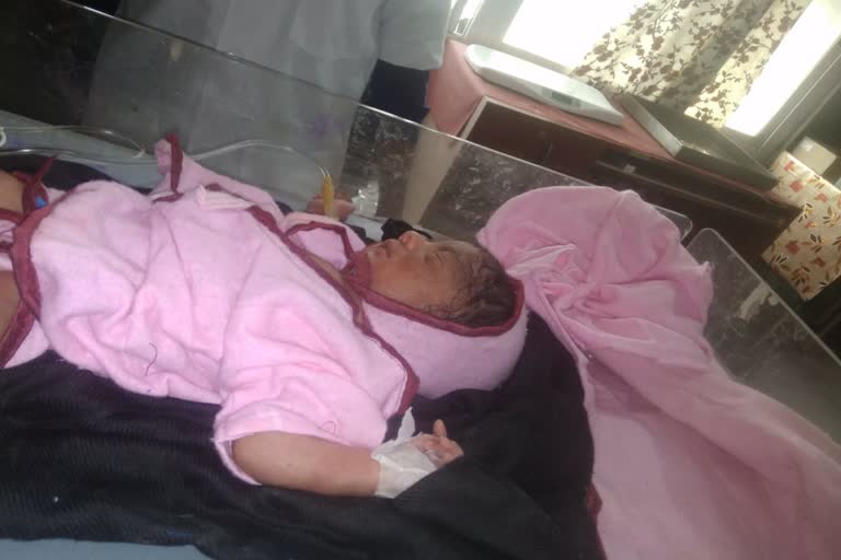 चित्तौड़गढ़ झाड़ियों में मिली नवजात, Newborn found in Chittorgarh bushes