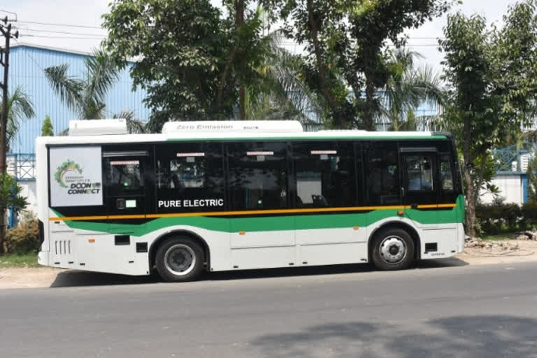 electric bus trial run