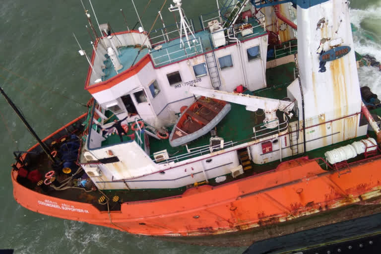 Cyclone-affected Barge , File Photo