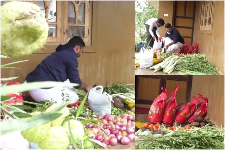 കൊവിഡ് പ്രതിസന്ധി  കൊവിഡ്  ഇടുക്കി  ഇടുക്കി കൊവിഡ്  കരുണാപുരം  Idukki  Idukki covid  covid crisis  young people's help during covid crisis