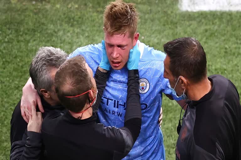 Champions League, Chelsea vs Manchester city: Kevin de bryun fracture