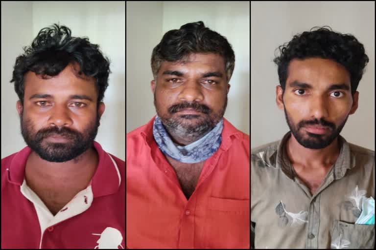 Arrest of three Thieves in Tumkur