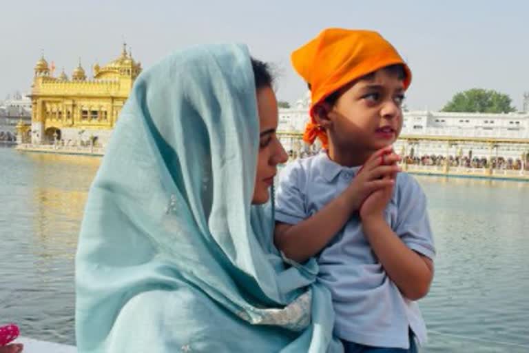 Kangana Ranaut visited the Golden Temple