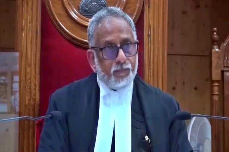 chief justice PR Ramachandra Menon retired