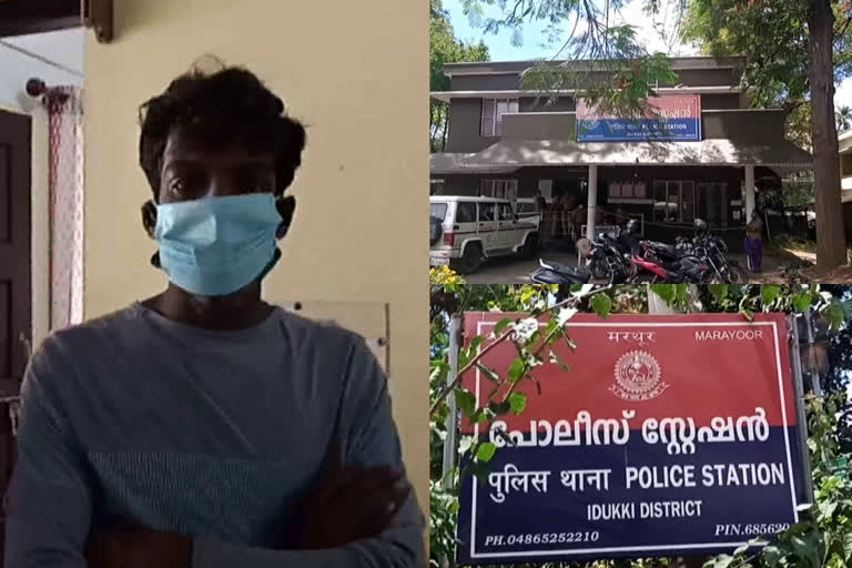 The CI and the police officer who questioned for not wearing a mask during the inspection were beaten  not wearing a mask  beaten  മാസ്ക് വെക്കാത്തത് ചോദ്യം ചെയ്ത പൊലീസ് ഉദ്യോഗസ്ഥര്‍ക്ക് മര്‍ദ്ദനം; പ്രതി പിടിയില്‍  പൊലീസ് ഉദ്യോഗസ്ഥര്‍ക്ക് മര്‍ദ്ദനം  പ്രതി പിടിയില്‍