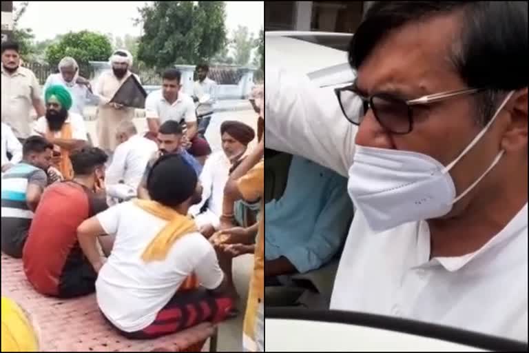 tohana mla devendra babli abused farmers