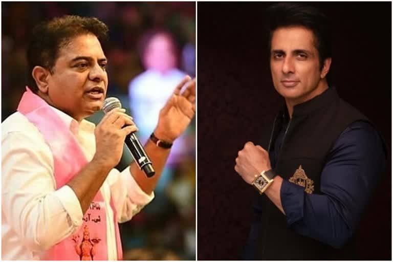 KTR called Sonu Sood a superhero