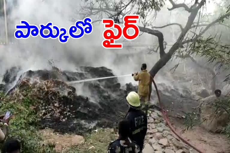 fire accident at KBR park