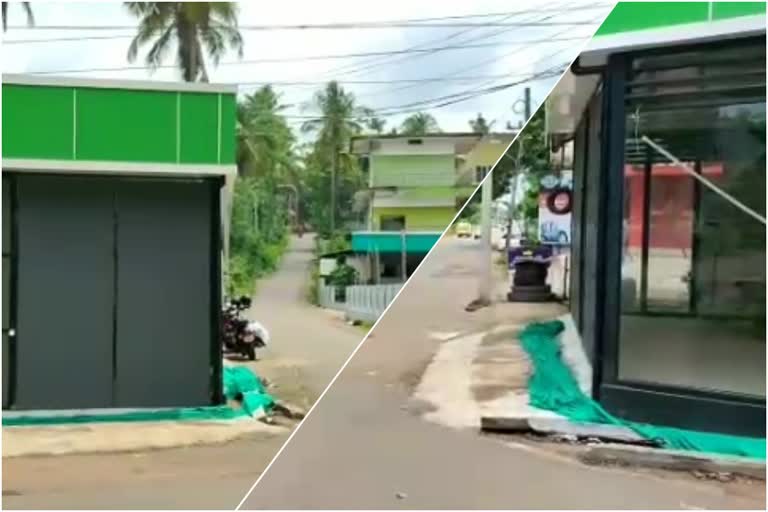 Illegal construction in Taliparamba municipality  Illegal construction  Taliparamba municipality  തളിപ്പറമ്പ് നഗരസഭ  അനധികൃത നിർമാണം  നഗരസഭാ അധികൃതർ  കരിമ്പം പോസ്റ്റ്‌ ഓഫീസ്  കണ്ണൂർ  Kannur