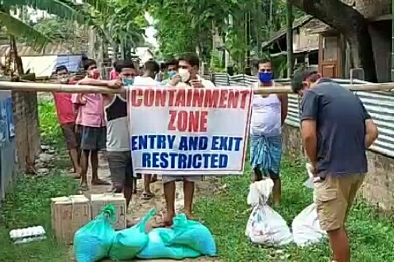 containment zone announced at kathiatoli barhampur nagaon assam etv bharat news