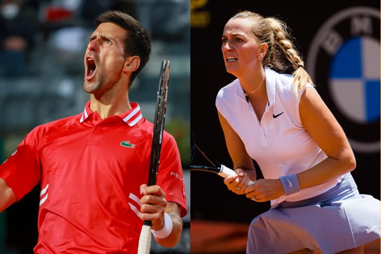 French Open: Djokovic reaches 2nd round, Petra Kvitova withdraws