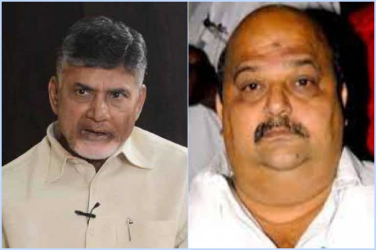 chandra babu condolence to maganti babu young  son