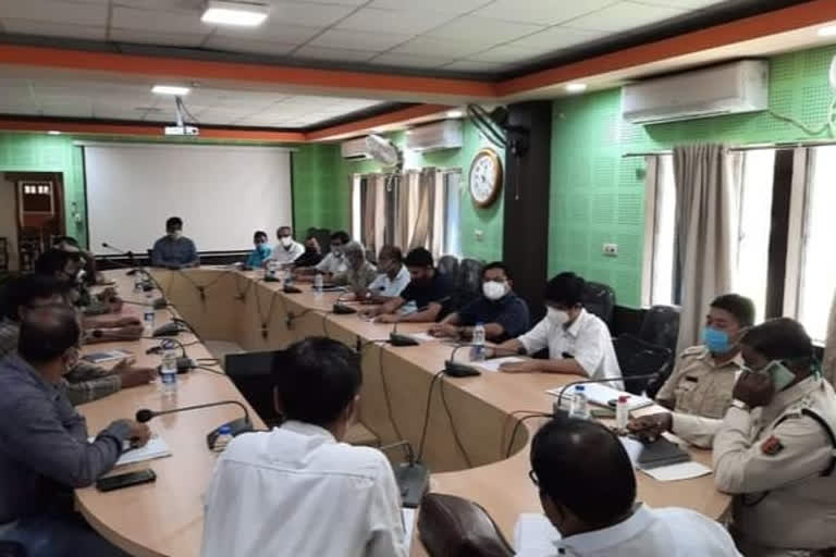 emergency meeting on disaster management at mekhliganj