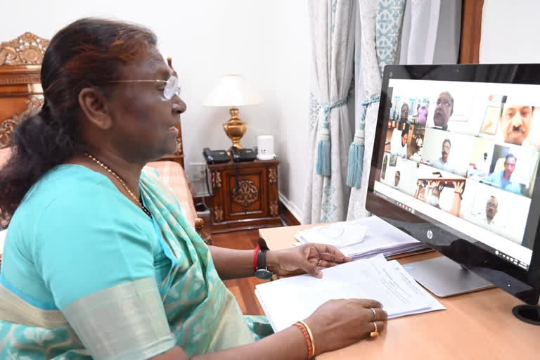 Governor's meeting with University Vice Chancellors of Jharkhand