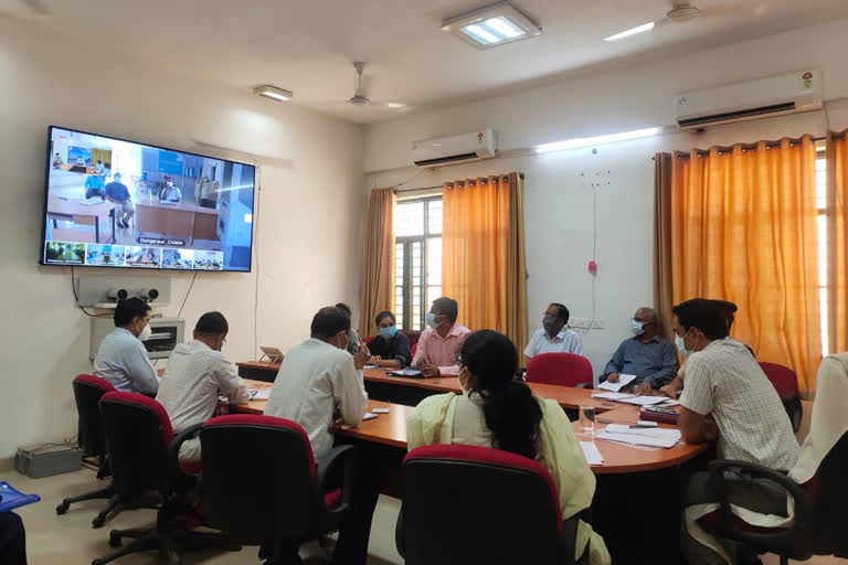 डूंगरपुर में हुई बैठक, मानसून को लेकर बैठक, meeting on monsoon