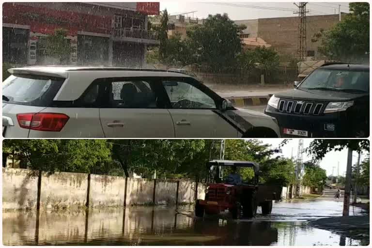 चूरू में बारिश, rain in churu