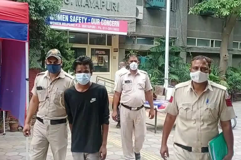 mayapuri police arrested one accused delhi