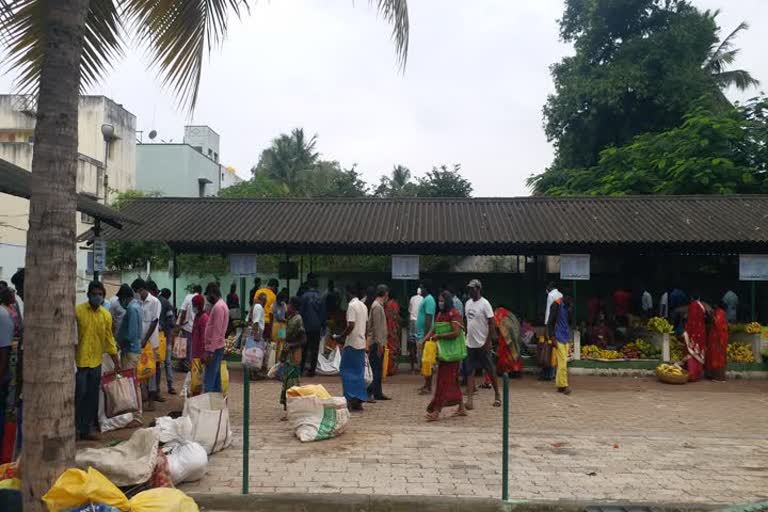 Sale of 43 tonnes of vegetables at Dharmapuri Farmers Market