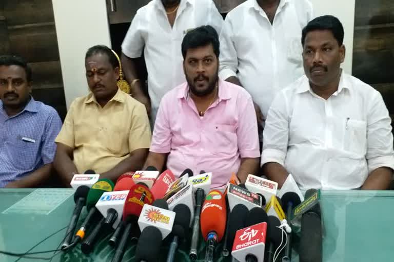 Mayiladuthurai District advocate Bar Association press meet