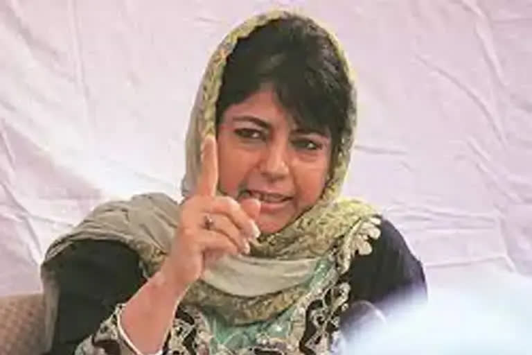 Mehbooba says under 'house arrest' during Shah's visit, J&K Police refutes claim