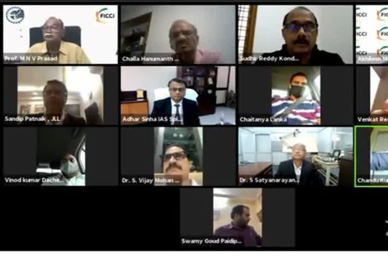 telangan ficci video conference for Ecosystem Restoration