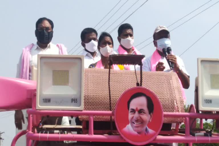 minister errabelli campaign in 16th division warangal