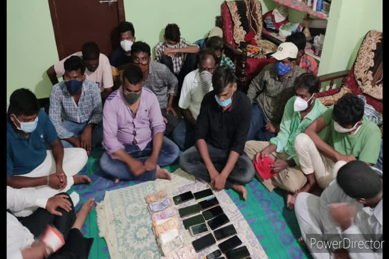 sot police arrested 19 poker players at nethaji nagar, medchal district