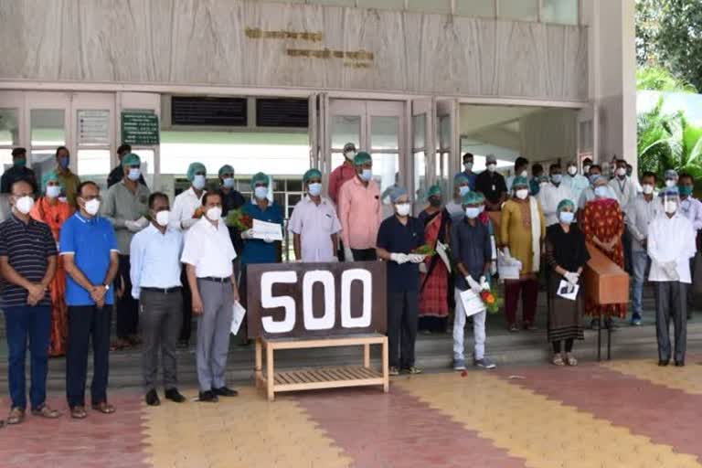 500 Covid19 patients recovered in karad