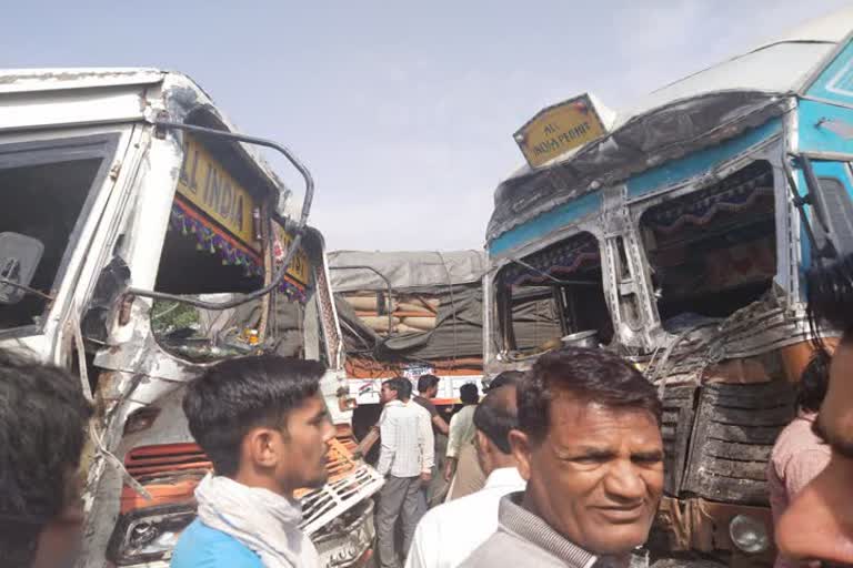 Accident in nagaur, नागौर में सड़क हादसा