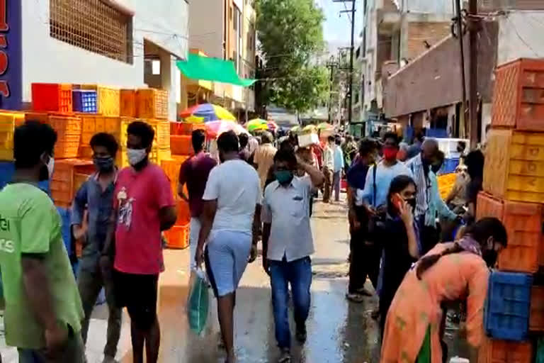 begumbazar fish market, hyderabad 