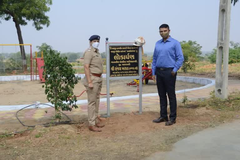 માલપુર પોલીસ સ્ટેશનમાં બાલક્રિડાંગણનું લોકાર્પણ કરવામાં આવ્યું