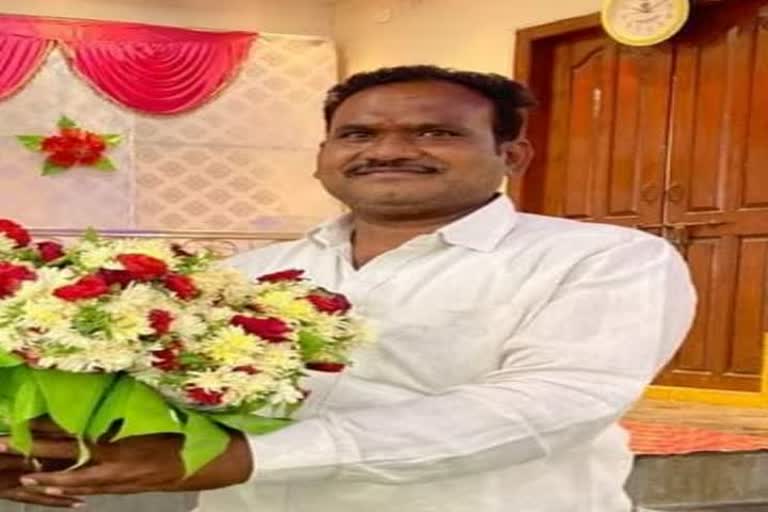 kasam srinivas elected kagajnaar agriculture market committee chairman