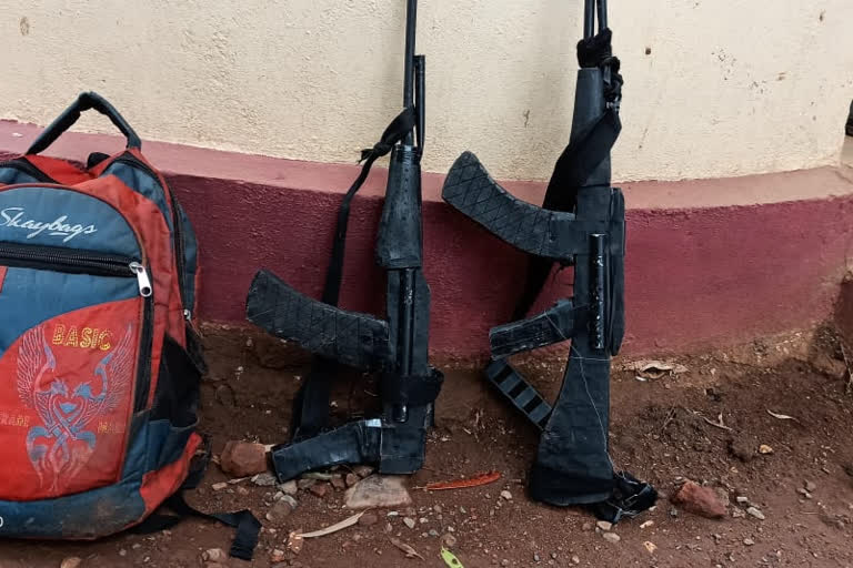 Two fake AK47 recovered from Naxal