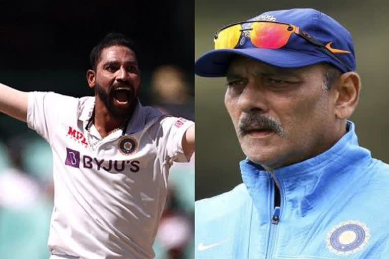 Ravi Shastris-support-motivated-Mohammed Siraj-to-stay-back-in-australia-after-fathers-death