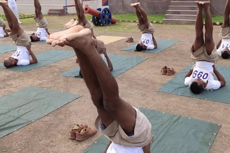 Yoga camp organized for Railway Protection Force