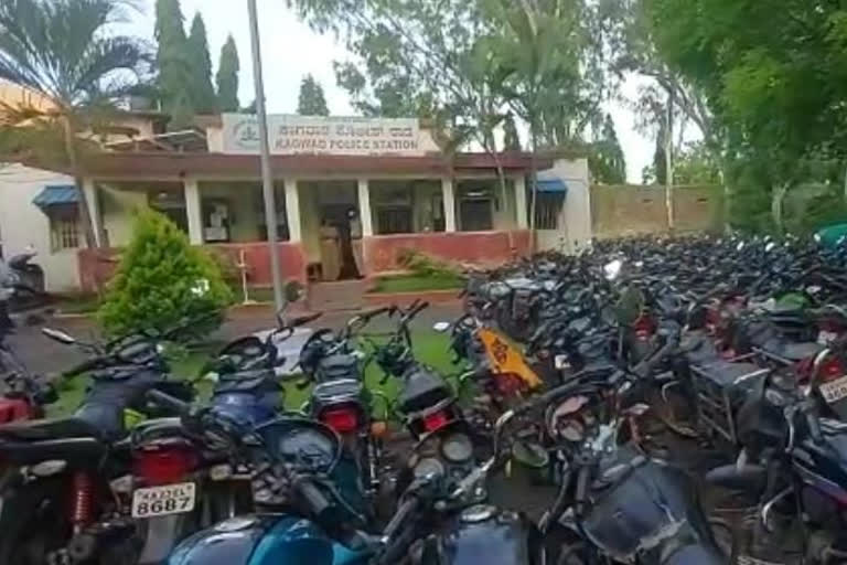 240 bikes Seize in kagawada