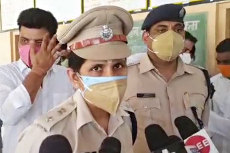 SP श्वेता धनखड़  SP धनखड़ ने तोड़ी चुप्पी  statement of SP Shweta Dhankhar  SP Shweta Dhankhar  nagaur news  case of khaki collusion  khaki collusion with speculative traders  crime in nagaur