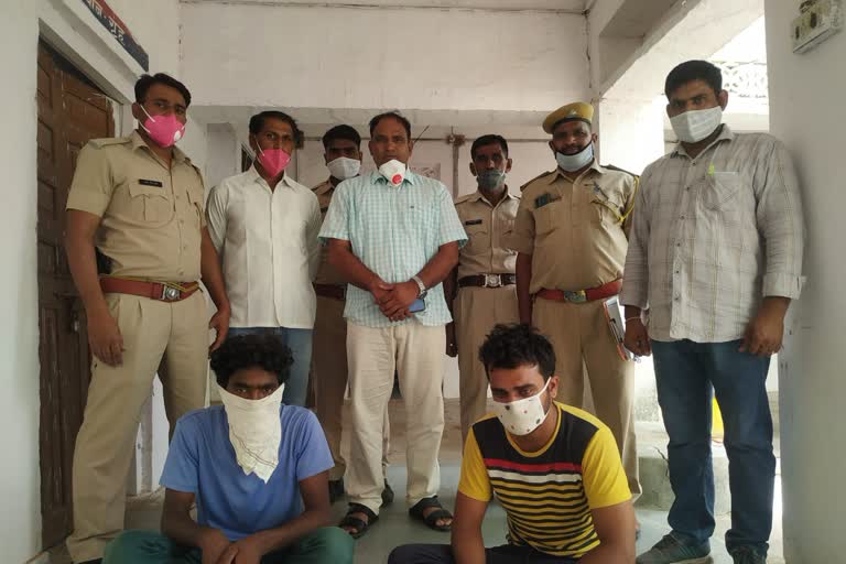 करौली में चोरी ,करौली समाचार, theft in karauli, Two accused of theft arrested in Karauli, Karauli News