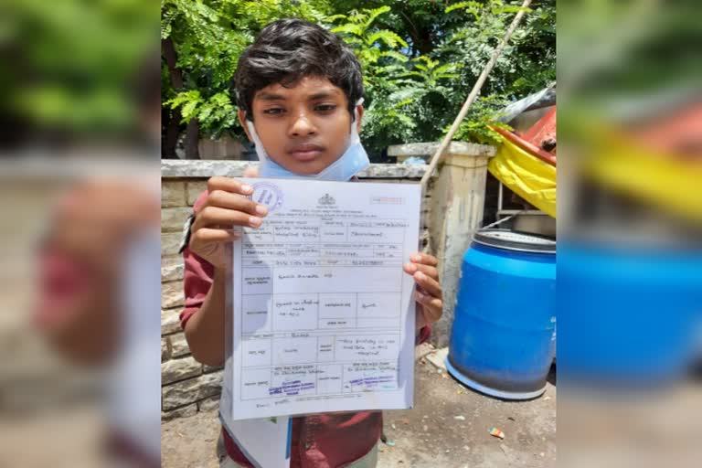 boy pleads for help with his mother's treatment