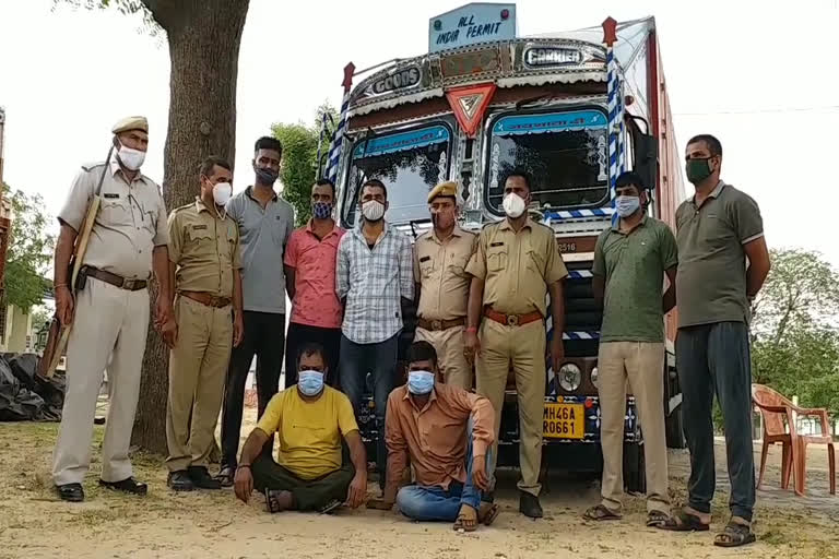 चूरू पुलिस ने की डेढ़ करोड़ की शराब जब्त, Churu police seized liquor worth 1.5 crores