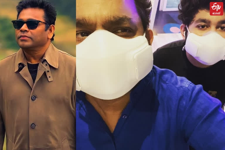 AR Rahman And Son Get Vaccinated  കൊവിഡ് വാക്‌സിന്‍റെ ആദ്യ ഡോസ് സ്വീകരിച്ച് എ.ആര്‍ റഹ്മാന്‍  എ.ആര്‍ റഹ്മാന്‍ വാക്‌സിനേഷന്‍  എ.ആര്‍ റഹ്മാന്‍ വാര്‍ത്തകള്‍  എ.ആര്‍ റഹ്മാന്‍ കുടുംബം  AR Rahman Get Vaccinated  AR Rahman latest news  AR Rahman 99 songs