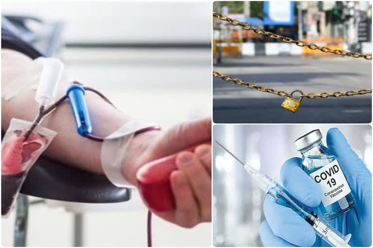 blood shortage in Jaipur hospitals, Blood donation stopped due to vaccination and lockdown