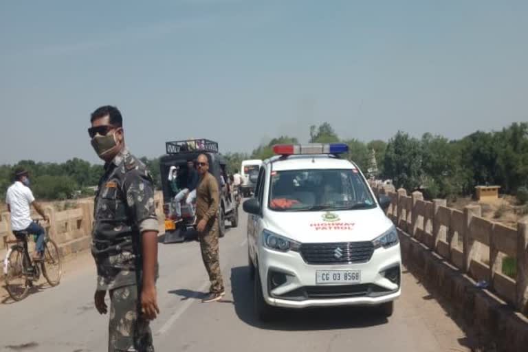 Road accident in Dhamtari