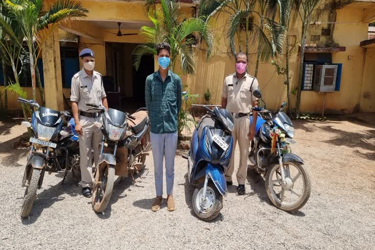 Bike thief gang caught by police in dantewada