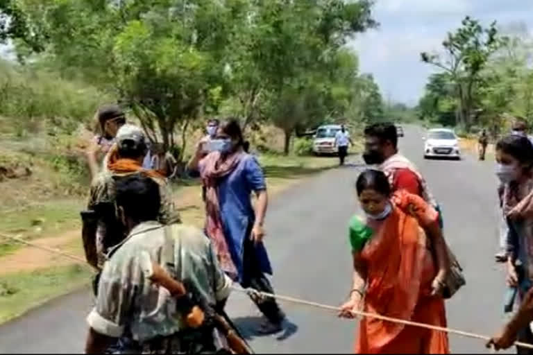 delegation of Chhattisgarh Bachao Andolan returned from Bangapal before reaching Silger