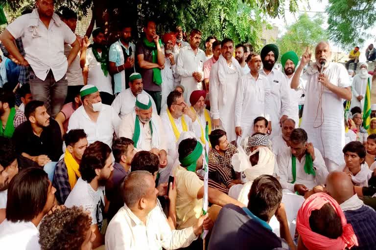 farmers protest again in tohana