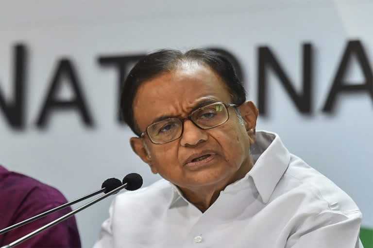 Congress leader P Chidambaram