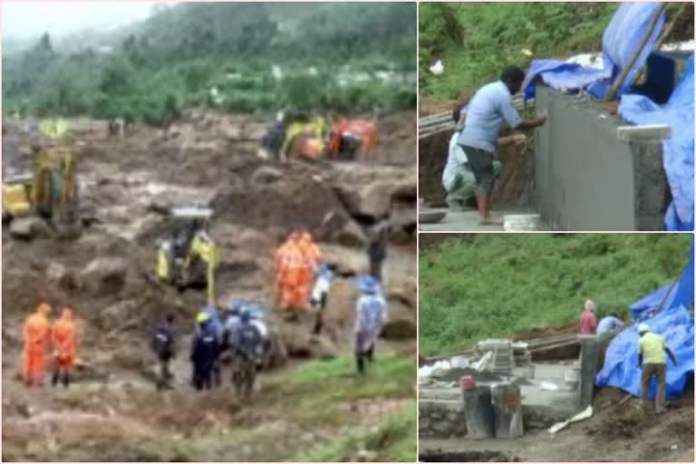 Pettimudi tragedy  memorial is erected  പെട്ടിമുടി ദുരന്തം  സ്‌മാരകം ഉയരുന്നു  പെട്ടിമുടി ദുരന്തത്തില്‍ മരിച്ചവർക്ക്‌ സ്‌മാരകം  memorial is erected for those who died in the Pettimudi tragedy