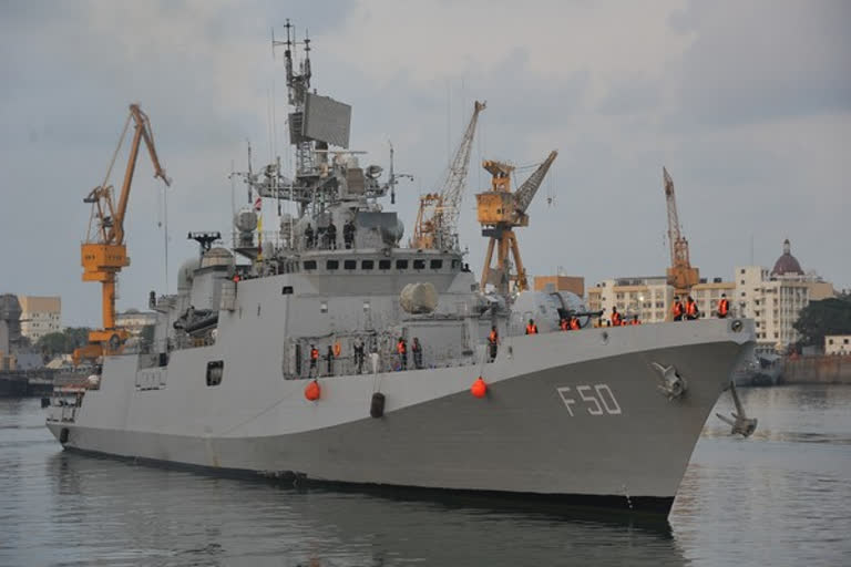 INS Tarkash brings critical medical supplies to Mumbai from Kuwait, Saudi Arabia