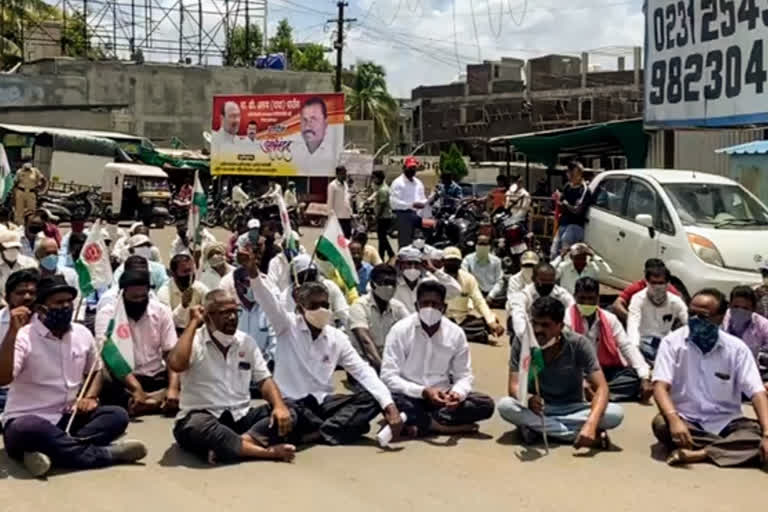 Swabhani Shetkari Sanghatana's agitation